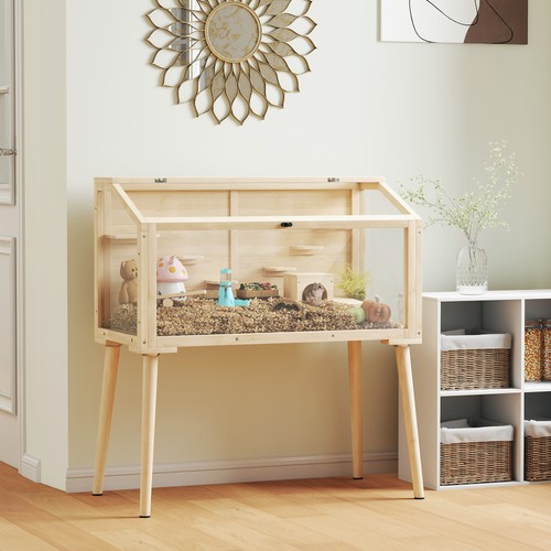 Pawhut hamsterkäfig holz - pawhut,