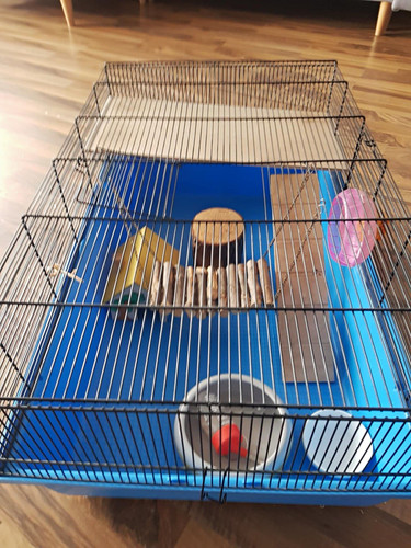Hamsterkäfig aus metall - aus, mit