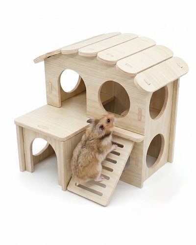 Hamsterhaus echtholz - hamsterhaus,