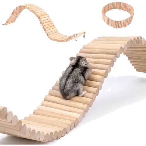 Holz kletterbrücke hamster - holz, 60