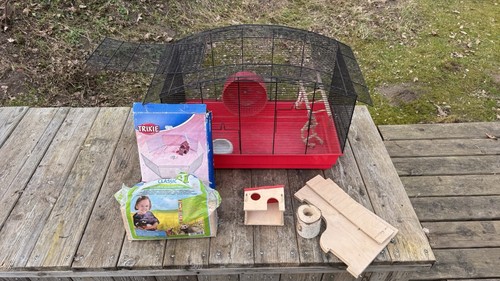 Hamsterkäfig mit zubehör - hamsterkäfig,