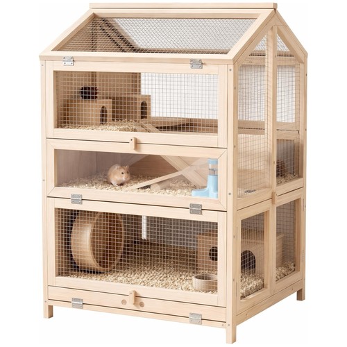 Hamsterkäfig aus holz - hamsterkäfig, 3
